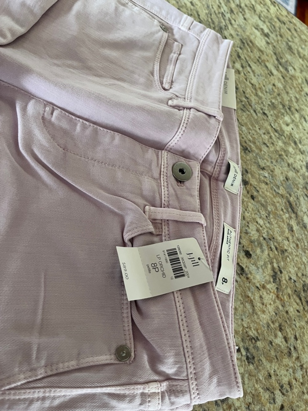 J. Jill LP Orchid Petite Jeans in Light Lavender